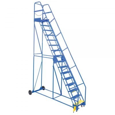 Vestil LAD-16-21-G 16-Step Grip Strut Warehouse Ladder (196″ H)