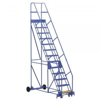 Vestil LAD-13-14-G 13-Step Grip Strut Warehouse Ladder (166″ H)