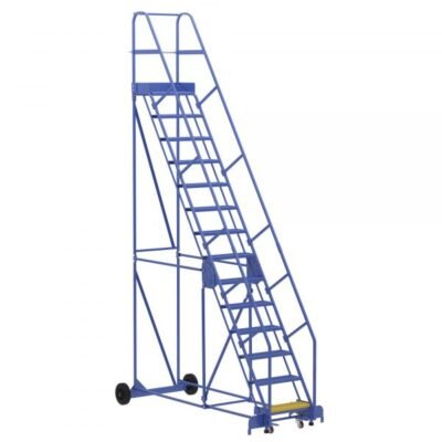 Vestil LAD-14-14-P 14-Step Perforated Warehouse Ladder (176″ H)