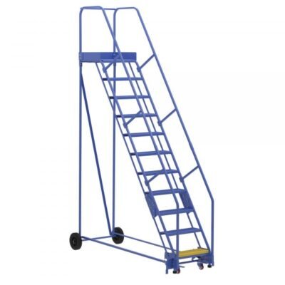 Vestil LAD-11-21-P 11-Step Perforated Warehouse Ladder (140″ H)