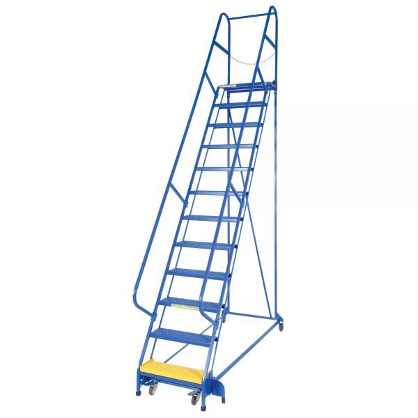 Vestil LAD-PW-26-12-P 12-Step Perforated Warehouse Ladder (156" H, 26" Wide) - Image 2