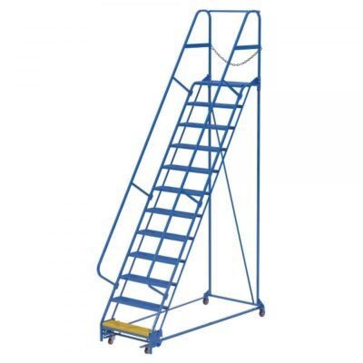 Vestil LAD-PW-32-12-P 12-Step Perforated Warehouse Ladder (156″ H, 32″ Wide)