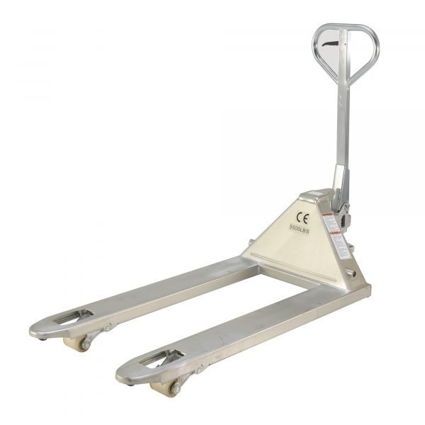 Vestil PM5-2748-S-Z Zinc Coated Pallet Truck (5.5K Capacity, 27in. x 48in. Forks) - Image 2