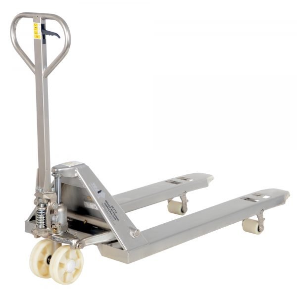 Vestil PM5-2748-SFF Stainless Steel Frame Pallet Truck (5500 lb, 27 x 48) - Image 2