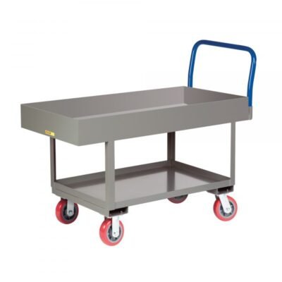 Little Giant RNL2X6-3048-6PY 2,000 lbs Ergonomic Lipped Deck Platform Truck (30″ x 48″)
