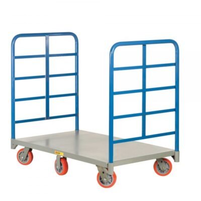 Little Giant DR6W-2460-6PY 3,600 lbs 6-Wheel Double End Rack Platform Truck (24″ x 60″)