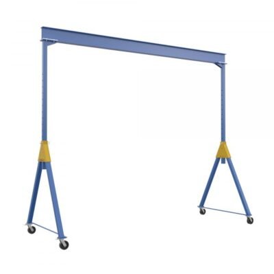 Vestil AHSN-6-20-16 KD Adjustable Gantry Crane (6000lb, 20ft Beam, High Clearance)