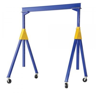 Vestil AHSN-6-10-14 KD Adjustable Gantry Crane (6000lb, 10ft Beam, High Clearance)