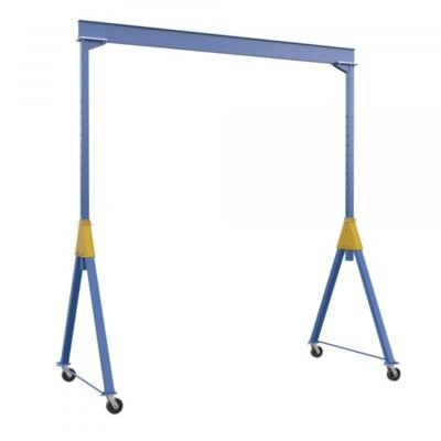 Vestil AHSN-6-15-16 KD Adjustable Gantry Crane (6000lb, 15ft Beam, High Clearance)