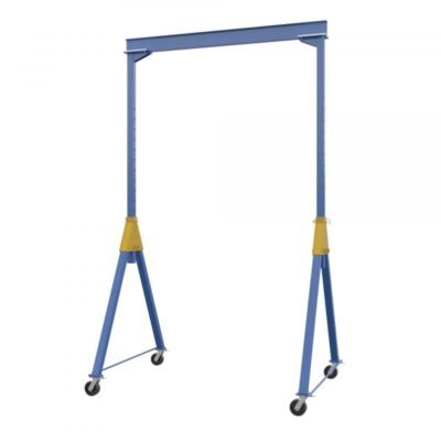 Vestil AHSN-6-10-16 KD Adjustable Gantry Crane (6000lb, 10ft Beam, High Clearance)