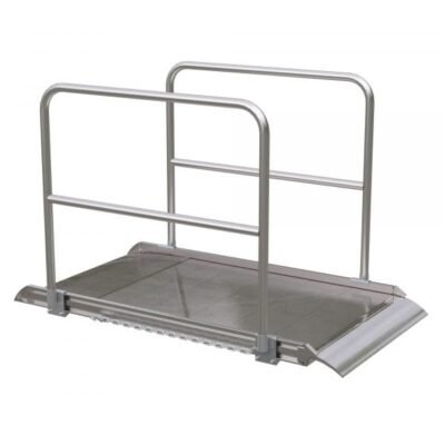Vestil AWR-38-6A-HR 72in Aluminum Walk Ramp w/ Handrails 2800 Lb Cap.