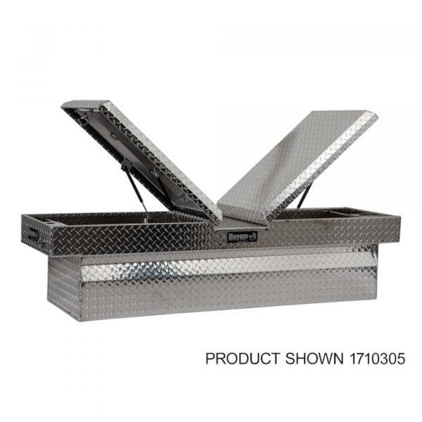 Buyers 1710315 71in Aluminum Gull Wing Truck Box Diamond Plate Silver - Image 2