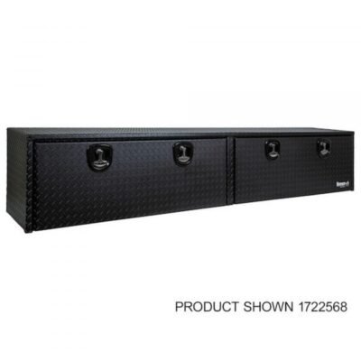 Buyers 1722568 96in Aluminum Topsider Truck Box Matte Black