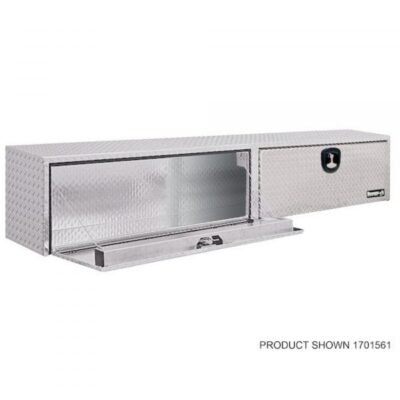 Buyers 1701565 90in Aluminum Topsider Truck Box Diamond Plate Silver