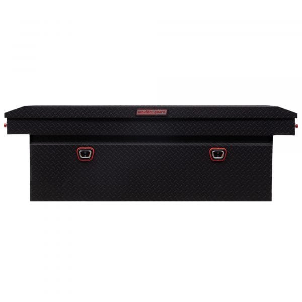 Weather Guard 123-52-03 71in Standard Saddle Box (Aluminum Matte Black) - Image 2