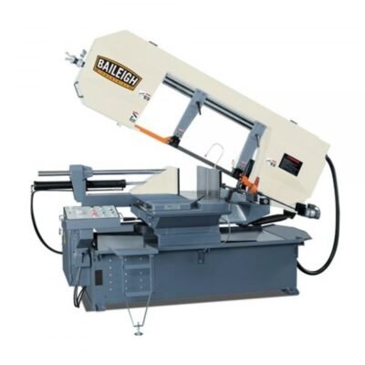 Baileigh BS-24SA-DM Dual Mitering Semi-Auto Bandsaw – 5 HP