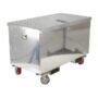 Vestil APTS-2448-CF 24x48 Aluminum Tool Box w/ Casters & Fork Pockets (Silver)