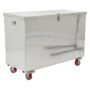 Vestil APTS-3660-C 36x60 Portable Aluminum Tool Box w/ Casters (Silver)