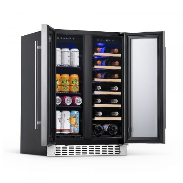 Newair AWR-190SB Wine Fridge Compressor Stainless Steel Built-In 69.3in H - Image 2