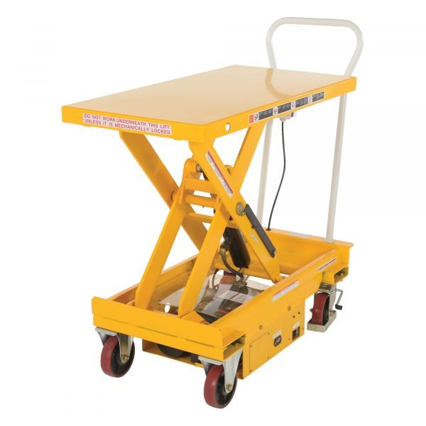 Vestil CART-2000-DC-C DC Powered Combo Hydraulic Elevating Cart (2000lb Capacity) - Image 2