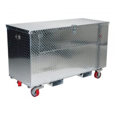 Vestil APTS-3648-CF-FD 36×48 Aluminum Tool Box w/ Casters, Fork Pockets & Front Door