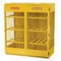 Vestil CYL-H-16-KD 16-Cylinder Horizontal Storage Cabinet (Knock Down)
