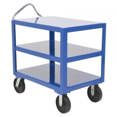 Vestil DH-PH4-3448-3 4,000 lbs Ergo Handle Cart with Shelf (34 in x 48 in)