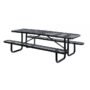 Vestil PT-MX-3072-BK Rectangular Picnic Table