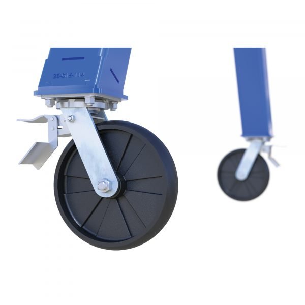 Vestil FHS-2-15-TLC Fixed Steel Gantry Crane (2000lb, 15ft Beam, Total Lock Casters) - Image 2