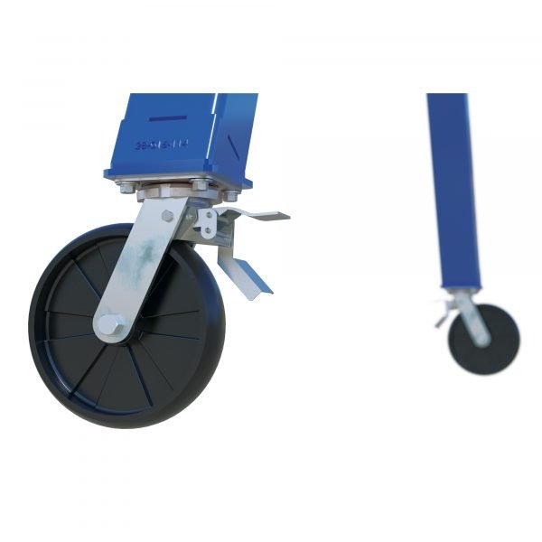 Vestil AHS-4-15-10-TLC Adjustable Steel Gantry Crane (4000lb, 15ft Beam, Total Lock Casters) - Image 2