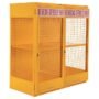 Vestil CYL-LP-16-CA 16-Cylinder Canadian Propane Storage Cabinet (60in Wide, Yellow)
