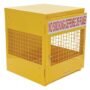 Vestil CYL-LP-4-CA 4-Cylinder Canadian Storage Cabinet (LP Gas, Yellow)