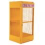 Vestil CYL-LP-8-CA 8-Cylinder Canadian Propane Storage Cabinet (30in Wide, Yellow)