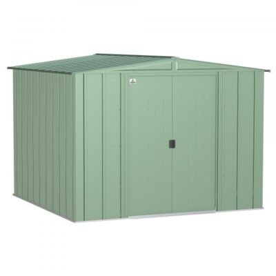 Arrow Classic Steel Shed CLG88SG 8x8ft Galvanized Steel (Sage Green)