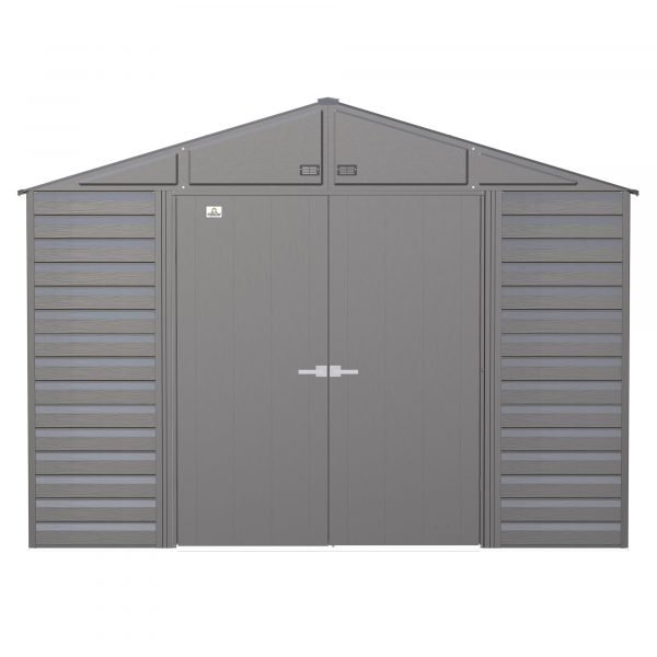 Arrow Select Steel Shed SCG108CC 10x8ft Galvanized Steel (Charcoal) - Image 2