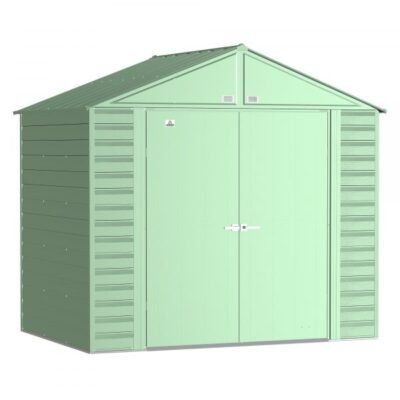 Arrow Select Steel Shed SCG86SG 8x6ft Galvanized Steel (Sage Green)