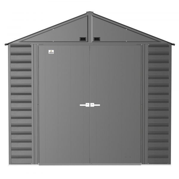 Arrow Select Steel Shed SCG86CC 8x6ft Galvanized Steel (Charcoal) - Image 2