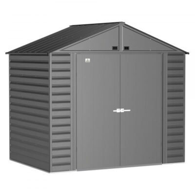 Arrow Select Steel Shed SCG86CC 8x6ft Galvanized Steel (Charcoal)