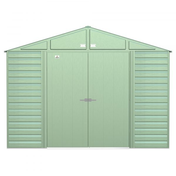 Arrow Select Steel Shed SCG108SG 10x8ft Galvanized Steel (Sage Green) - Image 2