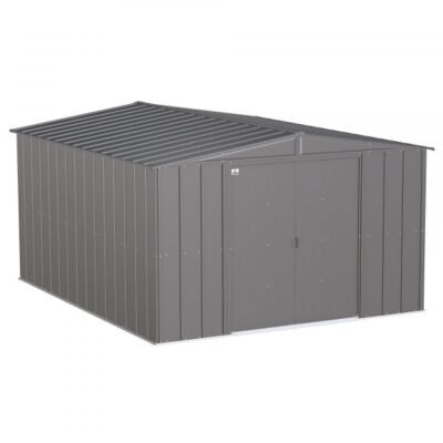 Arrow Classic Steel Shed CLG1012CC 10x12ft Galvanized Steel (Charcoal)