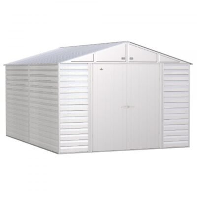 Arrow Select Steel Shed SCG1014FG 10x14ft Galvanized Steel (Flute Grey)