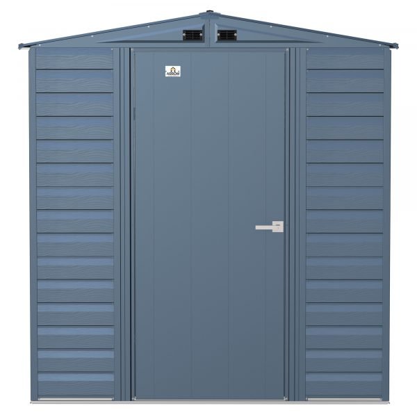 Arrow Select Steel Shed SCG67BG 6x7ft Galvanized Steel (Blue Grey) - Image 2