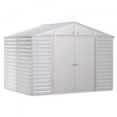 Arrow Select Steel Shed SCG108FG 10x8ft Galvanized Steel (Flute Grey)