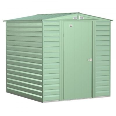 Arrow Select Steel Shed SCG67SG 6x7ft Galvanized Steel (Sage Green)