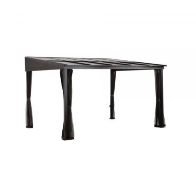 ShelterLogic Sojag 500-9167566 Pompano 10x14ft Wall-Mounted Gazebo, Fabric Roof, Gray