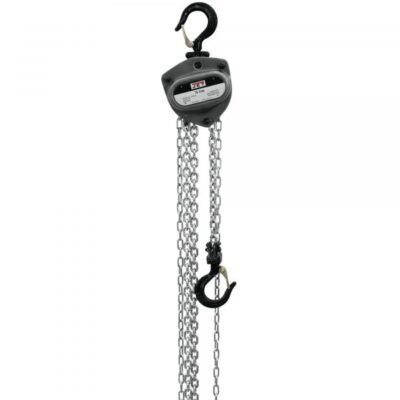 JET L100 Series Manual Chain Hoist, 1/4-Ton, 100 ft. Lift w/ OLP