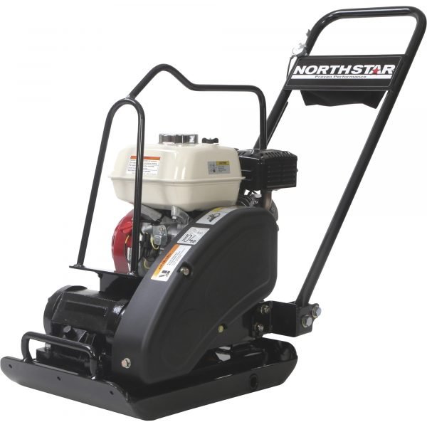 NorthStar Close-Quarters Plate Compactor (5.5 HP Honda GX160 Engine) - Image 2