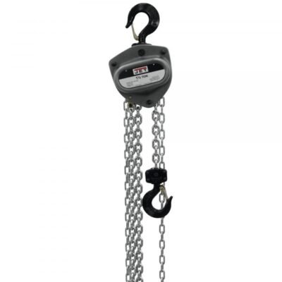 JET L100 Series Manual Chain Hoist, 1-1/2 Ton, 80 ft. Lift w/ OLP