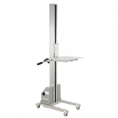 Vestil PEL-100A-A1 DC Powered Quick Lift (125lb Capacity, 6 ft. Working Height)