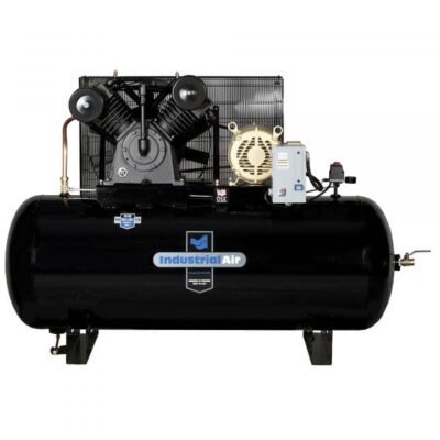 Industrial Air IH9969910 – 10 HP 120 Gal Horizontal Two-Stage Compressor 460V